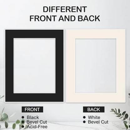 15 Pack 8x10 Picture Mats for 5x7 Photos (15 Count)