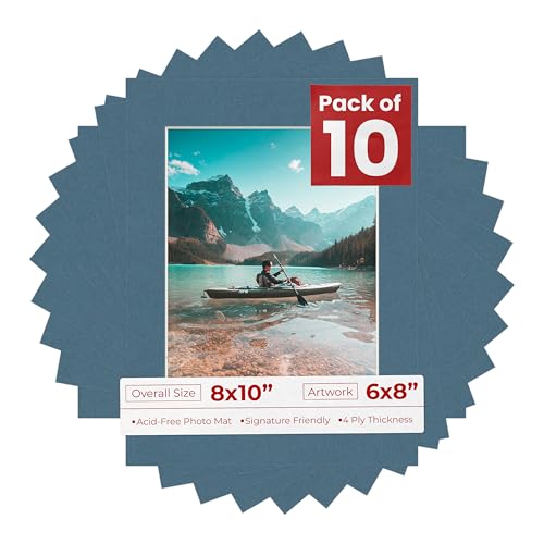 8x10 Mat for 6x8 Photo (10 Count)