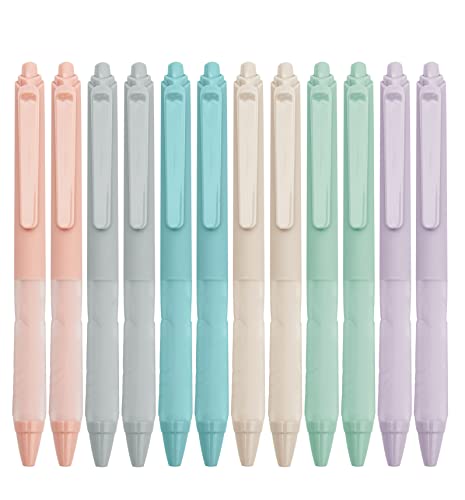 Ballpoint Pens 1.0mm Medium Point Black Ink Pens Retractable (12 Count)