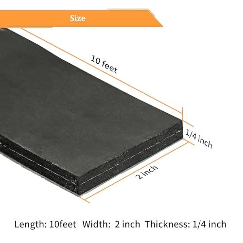 Adhesive Reinforced Solid Rubber Sheets (10 Foot)