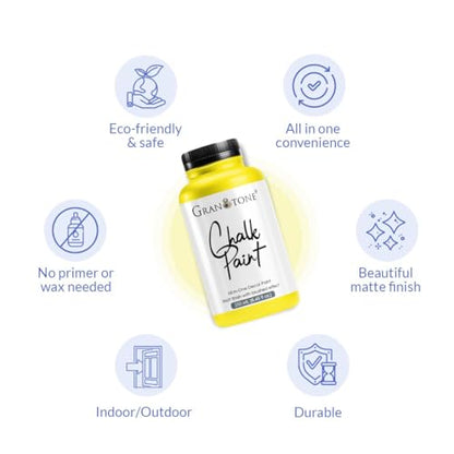 Chalk Paint Citron Yellow 8.5 fl oz 250 ml (8.5 Fl Oz)
