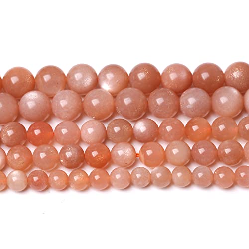 10mm 38pcs Natural Rose Red Tiger Eye Agate Stone Round Loose Beads for Jewelry Making Semi (16 Count)