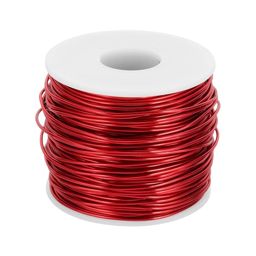 15 Gauge Anodized Aluminum Craft Wire 223 Ft 1.5mm Red