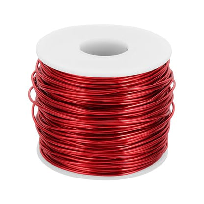 15 Gauge Anodized Aluminum Craft Wire 223 Ft 1.5mm Red
