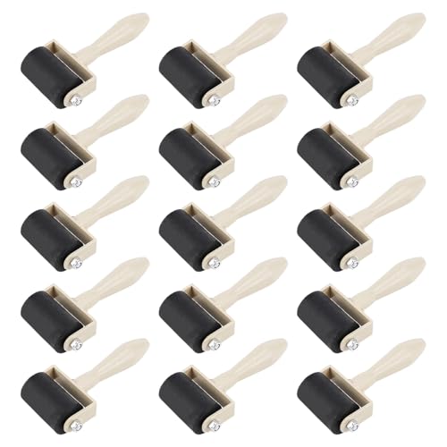15Pcs Printmaking Brayer Rubber