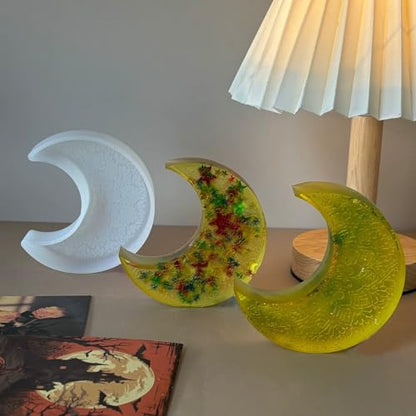 2pcs Star Moon Candle Molds