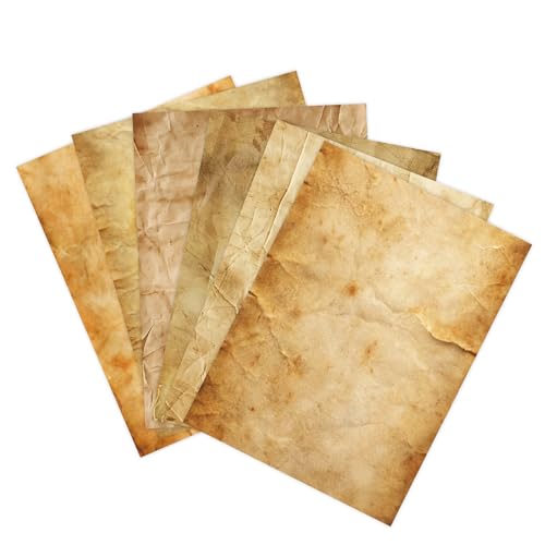 100GSM Vintage Parchment Printer Paper Set (48 Count)