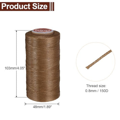Flat Leather Sewing Waxed Thread