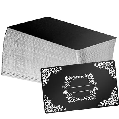 100Pcs 0.45 Metal Business Cards Aluminum Laser Engraving Blanks