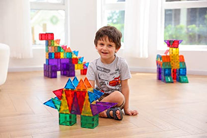 66PCS Premium Polygon Magnetic Tiles Set