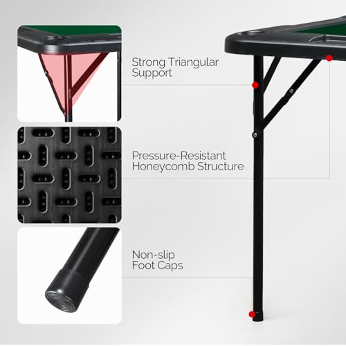 39.5" Foldable Mahjong Table