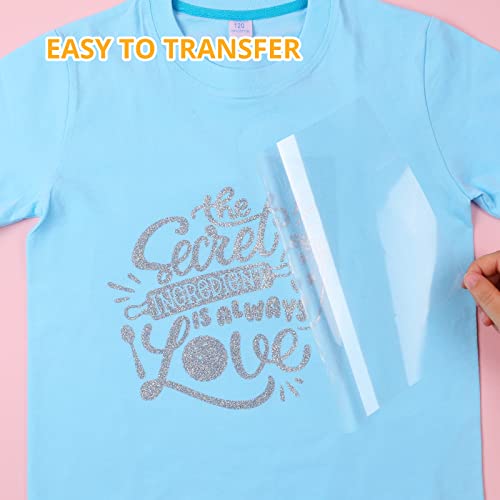 Silver Glitter Heat Transfer Vinyl