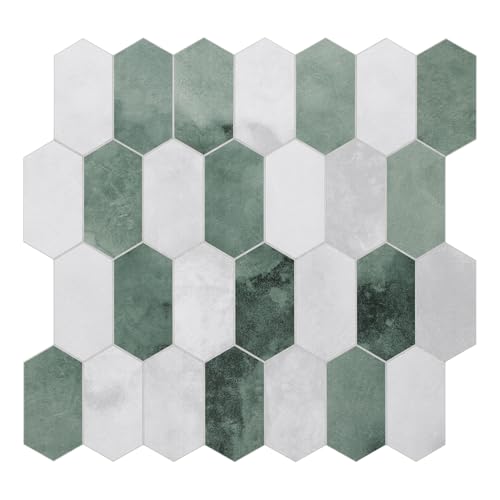 10 Sheet Peel and Stick Backsplash (9.68 Sq Ft)