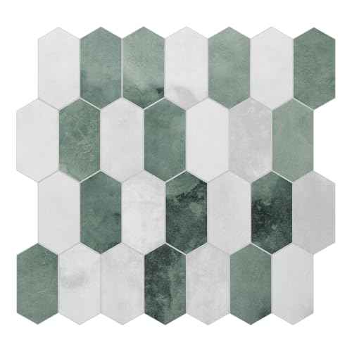 10 Sheet Peel and Stick Backsplash (9.68 Sq Ft)