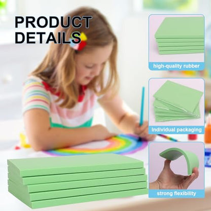 25 Pcs 4x6" Rubber Linoleum Stamp Carving Blocks for Printmaking (25 Count)