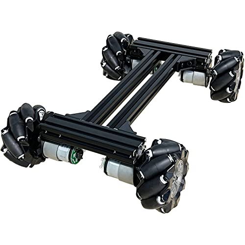 Mecanum Wheel 4wd Metal Robot Car Chassis Control Learning Kit for Arduino Raspberry Pie Microbit with DC Encoder Motor