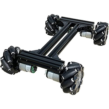 Mecanum Wheel 4wd Metal Robot Car Chassis Control Learning Kit for Arduino Raspberry Pie Microbit with DC Encoder Motor