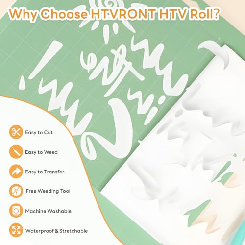 White HTV Roll Heat Transfer Vinyl