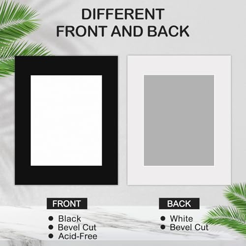 15 Pack Picture Mats 20x16 for 11x14 Photos (15 Count)