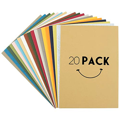 20 Pack 5x7 Uncut Photo Mat Matboards