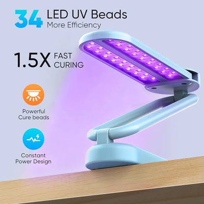 34 LEDs Cordless UV Light for Resin