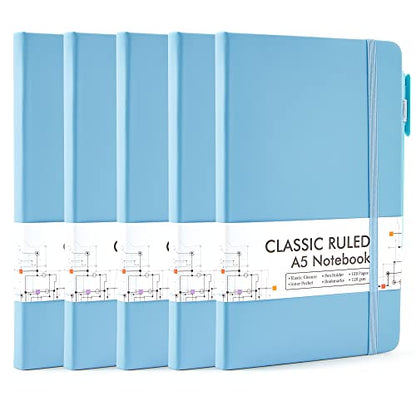 5 Pack Notebooks Journals Bulk (5 Count)
