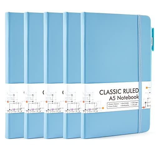 5 Pack Notebooks Journals Bulk (5 Count)