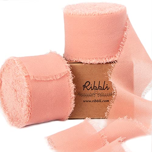 Dusty Pink Chiffon Ribbon 1 (60 Foot)