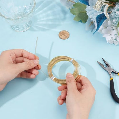 19.7 Ft 30Gauge Brass Flat Bezel Wire (19.69 Foot)