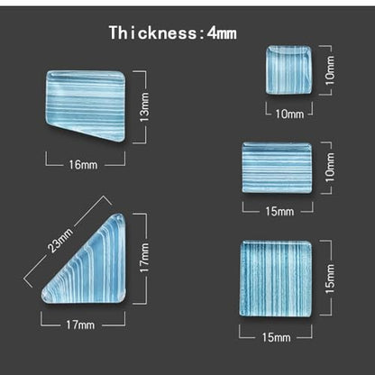 1.1LB Glass Mosaic Tiles for Crafts
