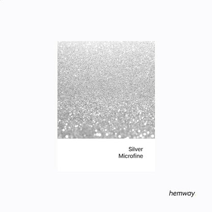 Resin Glitter Silver 100g Microfine Polyurethane & Epoxy Glitter (3.5274 Ounce)