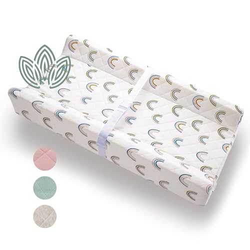 Organic Cotton Covered Contoured Baby Changing Pad