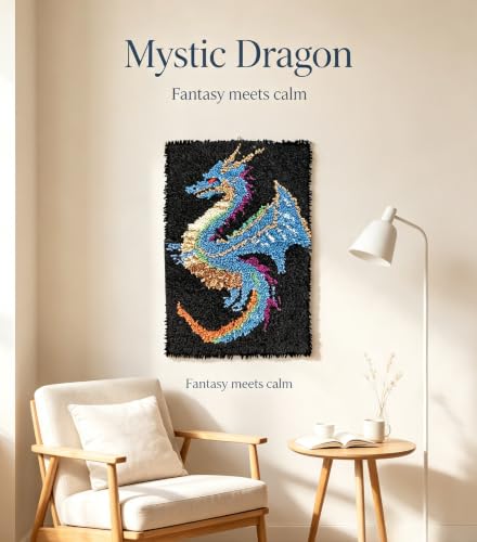 Dragon Latch Hook Kit for Adults