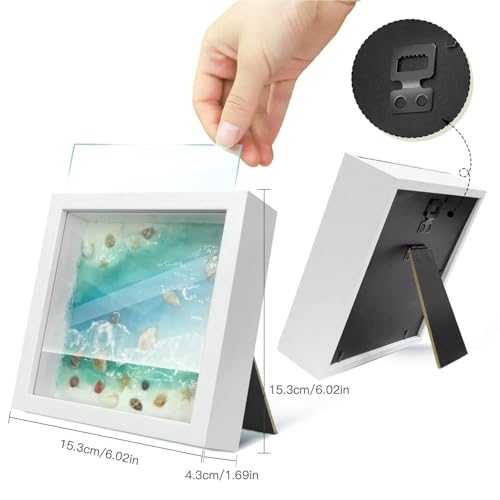 Crafts For Adults Women Teen Girls Ocean Beach UV Resin Kit for beginners Arts and Crafts for adults Resin Art Project DIY Sea Crafting Making Set Unique Artist Woman Gifts on Christmas Romantic