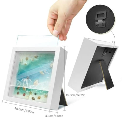 Crafts For Adults Women Teen Girls Ocean Beach UV Resin Kit for beginners Arts and Crafts for adults Resin Art Project DIY Sea Crafting Making Set Unique Artist Woman Gifts on Christmas Romantic
