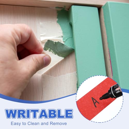 Masking Tape 0.7 Inch x 21 Yard Painter's Tape Blue Paint Tapes for DIY Crafts Arts Drawing Decoration Labeling Car Painting Artist Teachers