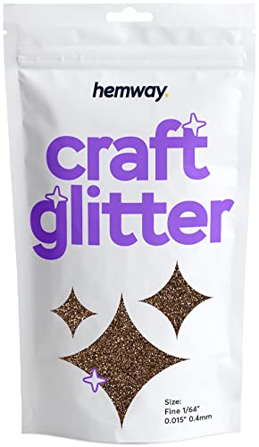 Craft Glitter Bronze Brown 100g Fine Glitter (3.52 Ounce)