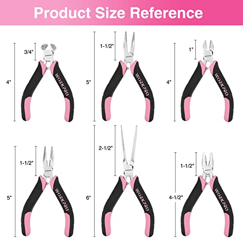 6 Piece Mini Pliers Set (7 Count)