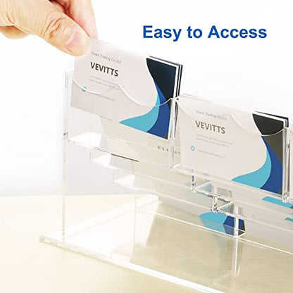 Business Acrylic Card Holder Display for Desk