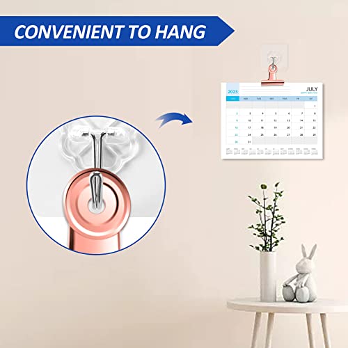 10 Pack Large Metal Hinge Clips 2.5 Inches Bull Hinge Paper Clips (10 Count)