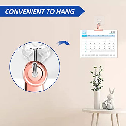 10 Pack Large Metal Hinge Clips 2.5 Inches Bull Hinge Paper Clips (10 Count)