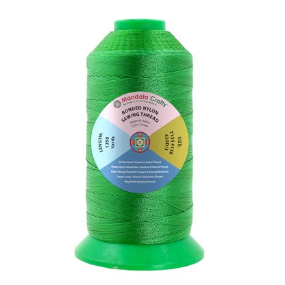 Size 138 420D T135 Green Bonded Nylon Thread (3750 Foot)