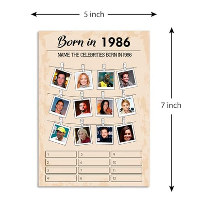 40th Birthday Party Games (15 Count)