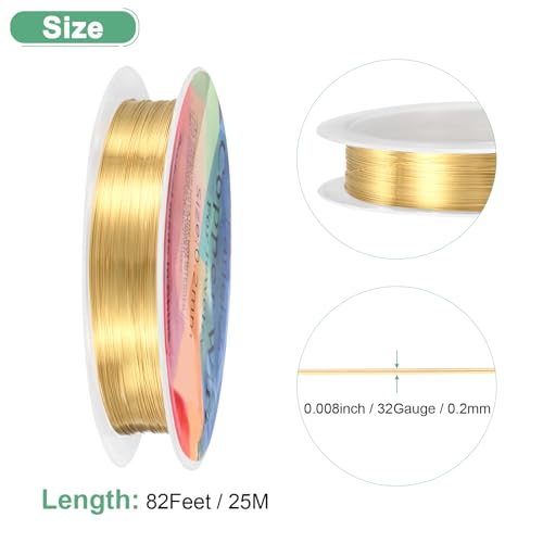 0.2 mm 32 Gauge Copper Wire for Jewelry Making
