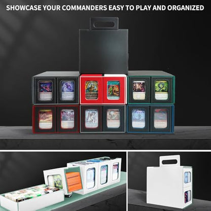 Commander Deck Box For Mtg Fits 400+ Double
