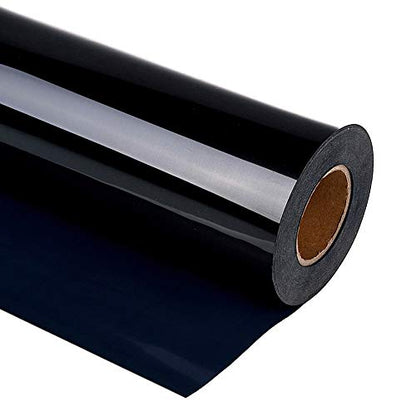 Heat Transfer Vinyl Black HTV Rolls (12 Foot)
