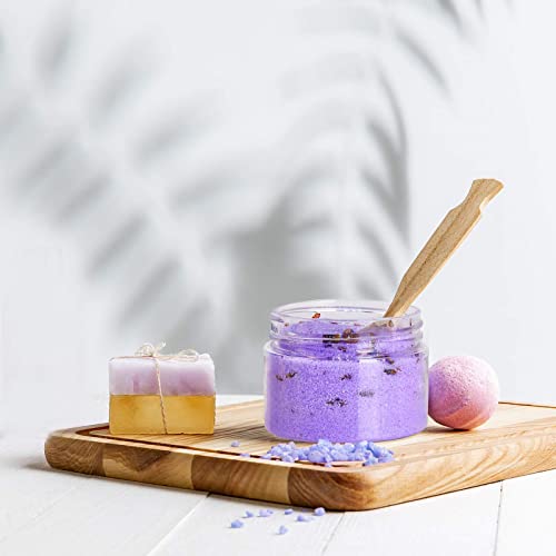 36 Pack 1 OZ Plastic Jars Clear Cosmetic Container with Lids (36 Count)