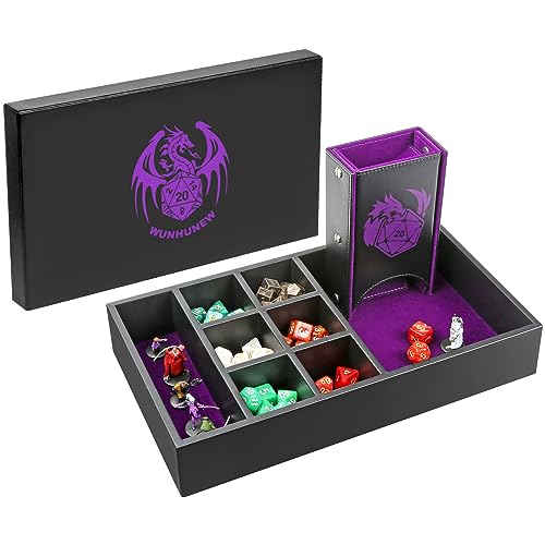DND Dice Tray & Tower Storage Box