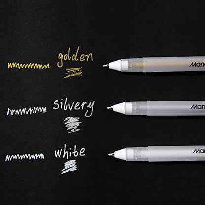3 Colors Gel Pen Set (3 Count)