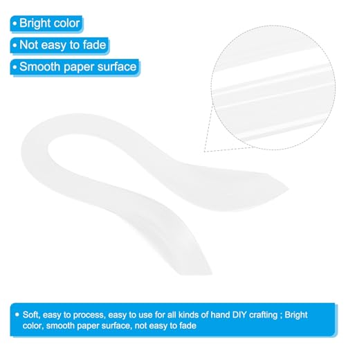 Quilling Strips Paper 600pcs 1.5mm 39cm Origami Paper Quilling Kits for Art DIY Hand Craft Christmas